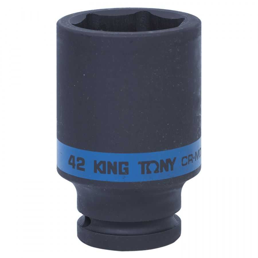 Головка торцевая ударная глубокая шестигранная 3/4", 42 мм KING TONY 643542M Торцевые головки ударные фото, изображение